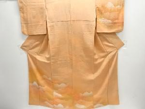 のり散らしに抽象模様訪問着